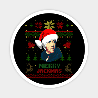 Andrew Jackson Merry Jackmas Funny Christmas Magnet